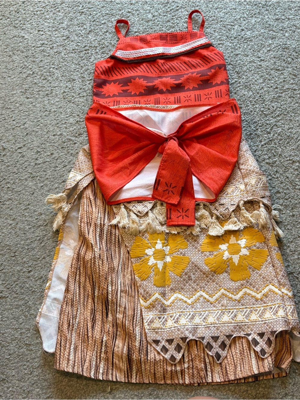 Disney Moana Three Piece Costume 9 10 Halloween World Land Cruise